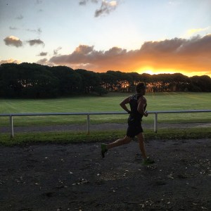 The sun finally appeared